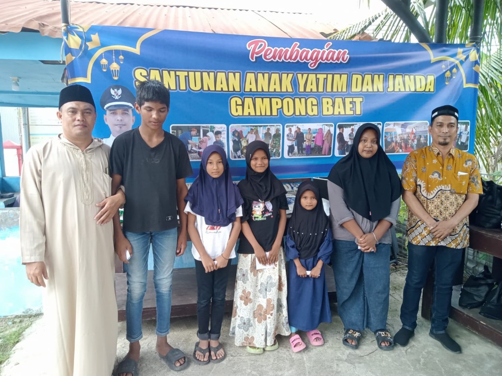 Santunan Anak Yatim Dan Janda Gampong Baet